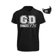 Load image into Gallery viewer, Gymnastics Dad Tee and Mask Combo