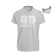 Load image into Gallery viewer, Gymnastics Dad Tee and Mask Combo