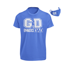 Load image into Gallery viewer, Gymnastics Dad Tee and Mask Combo